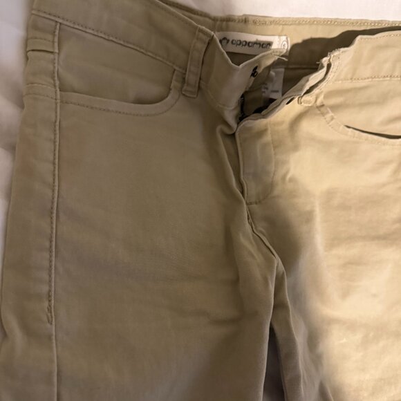 LIMITED EDITION SIZE 6 APPAMAN KHAKI DESIGNER JEANS/PANTS - Picture 3 of 5